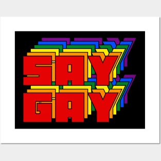 Say Gay Posters and Art